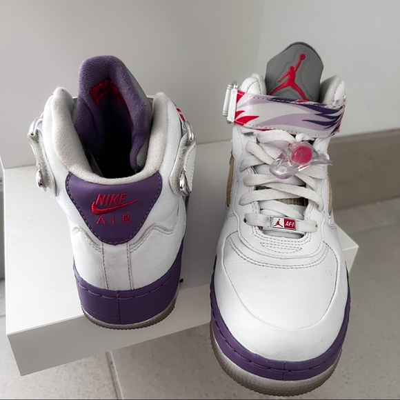 Nike Air Jordan Fusion 5 AF1 Sneakers - Picture 3 of 10